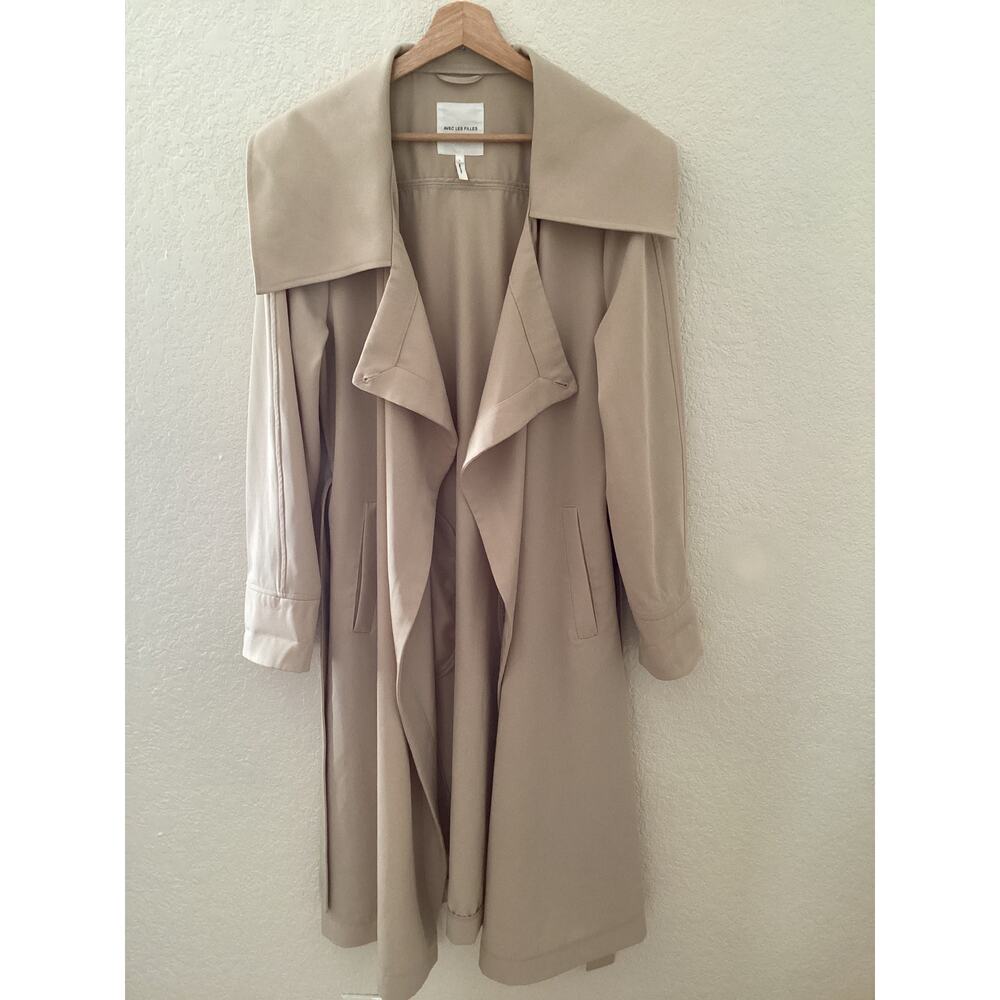 Avec Les Filles Tan Classic Trench Coat Preppy Minimalist